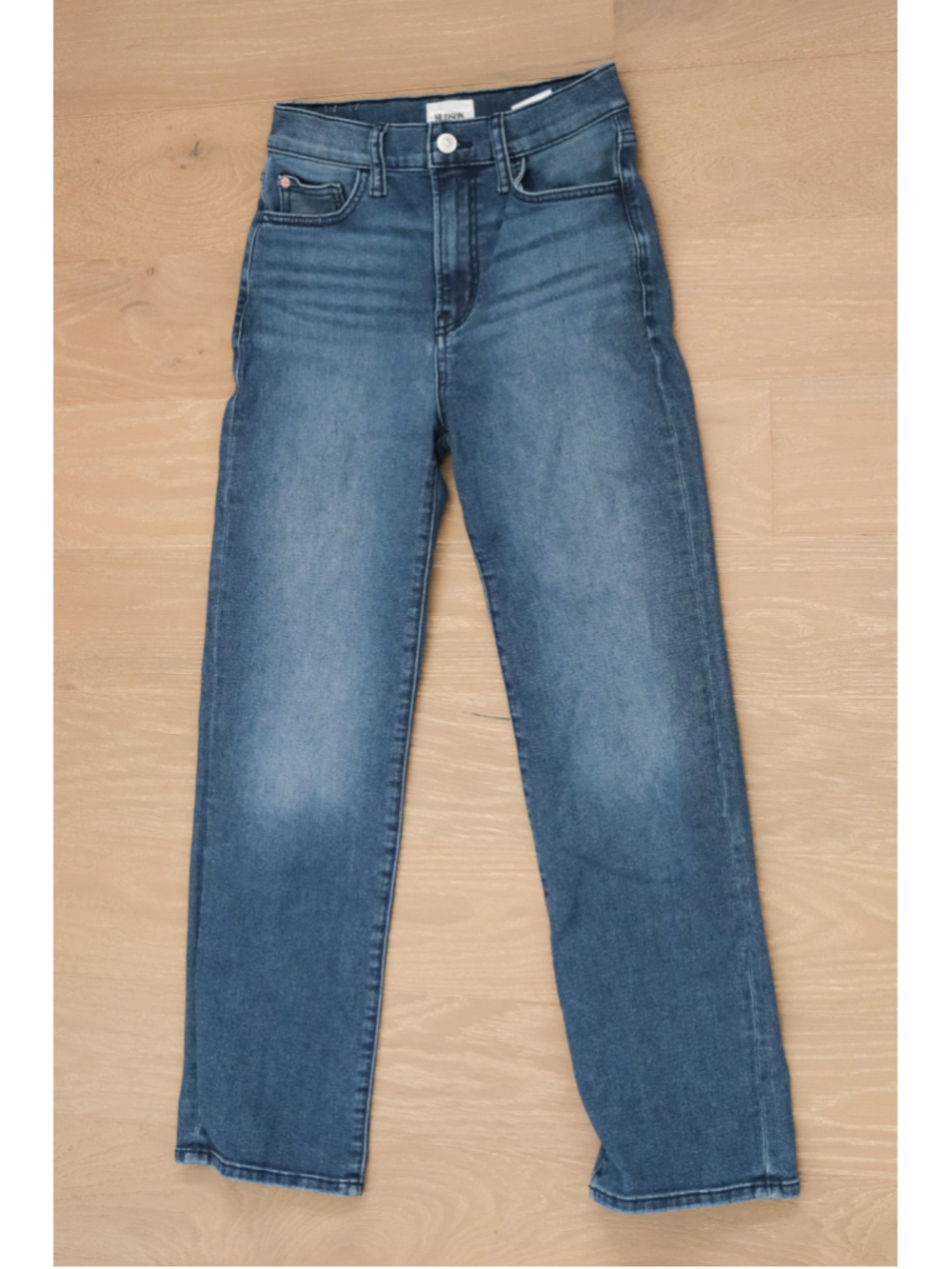 Hudson Noa High-Rise Straight Jeans Women’s Size 24 Medium Wash